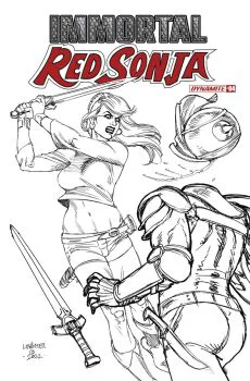 Cover of Cover G Joseph Michael Linsner Incentive Line Art Variant (1:15)