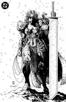 Cover of Jim Lee Incentive B&W Variant (1:100)