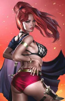 Cover of Cover AD Josh Burns Exclusive Red Variant