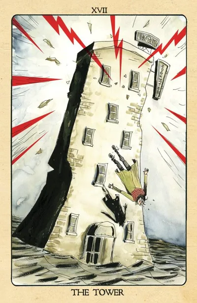 Cover of Cover D Jeff Lemire Tarot Card Incentive Variant (1:10)