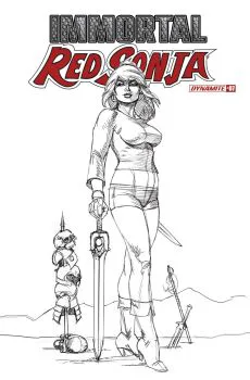 Cover of Cover G Joseph Michael Linsner Incentive Line Art Variant (1:15)