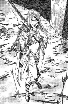 Cover of Cover R John McCrea Incentive Homage B&W Variant (1:10)