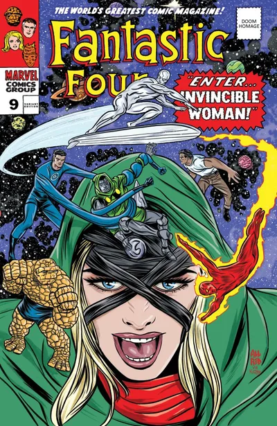 Cover of Michael Allred Doom Homage Variant
