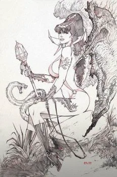 Cover of Cover Q FOC Incentive White B&W Virgin Variant