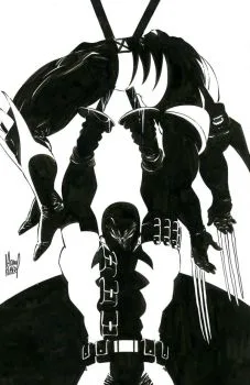 Cover of Adam Kubert Exclusive B&W Variant
