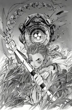 Cover of Cover Q Peach Momoko Exclusive B&W Variant
