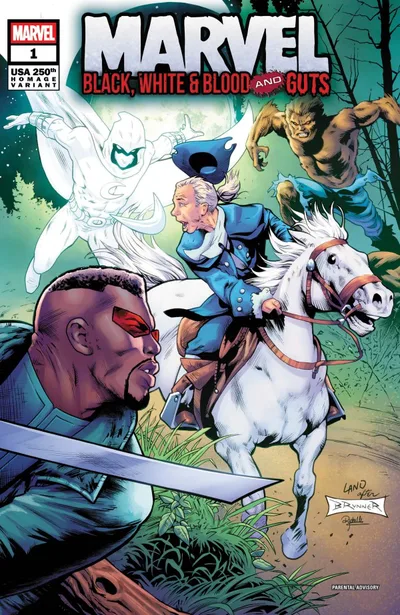 Cover of Cover B Greg Land USA 250th Anniversary Homage Variant