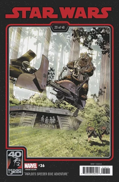 Cover of Chris Sprouse Return Of The Jedi 40th Anniversary Variant