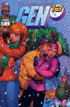 Cover of J. Scott Campbell Wraparound Christmas Variant