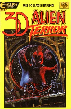 Cover of Cover B 2-D version, 300 copies printed in Black & White