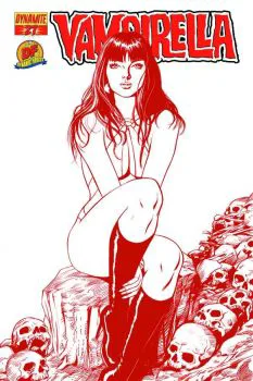 Cover of Dynamic Forces Risque Red Sketch Vriant