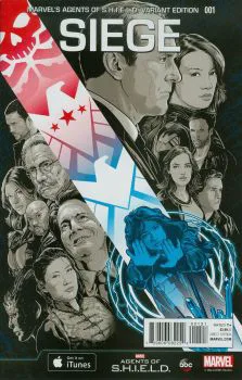 Cover of Joshua Budich 1:15 Marvel's Agents of SHIELD Cover