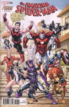 Cover of Cover B Variant Todd Nauck Avengers Cover