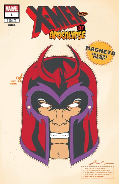 Cover of James Kerigan Retro Halloween Mask Variant