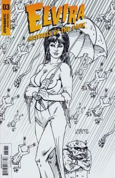 Cover of Cover G Joseph Michael Linsner Incentive B&W Variant (1:25)
