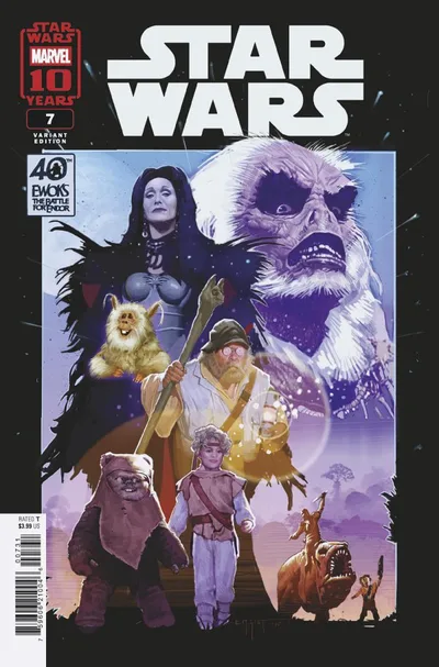 Cover of E.M. Gist Battle For Endor 40th Anniversary Variant