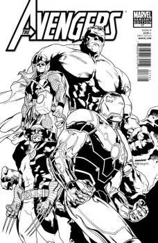 Cover of Stuart Immonen Marvel Architects Sketch Variant Cover