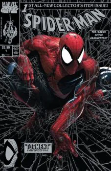 Cover of Clayton Crain Exclusive Facsimile Silver Variant