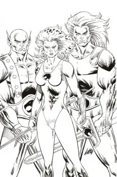 Cover of Rob Liefeld Incentive B&W Virgin Variant (1:11)