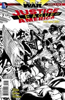 Cover of Doug Mahnke Black and White Cover