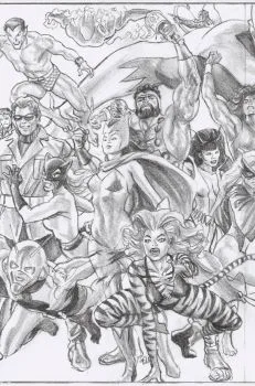 Cover of Alex Ross Incentive Connecting Sketch Variant (1:100)