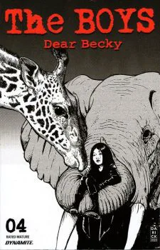 Cover of Darick Robertson B&W Variant