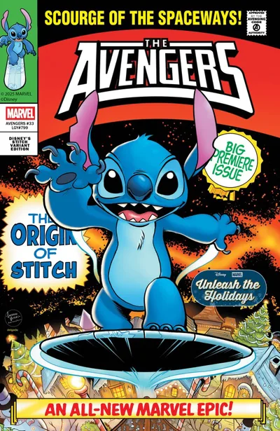 Cover of Luciano Vecchio Disney Stitch Unleash Variant