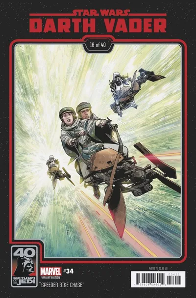 Cover of Chris Sprouse Return Of The Jedi 40th Anniversary Variant