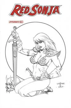 Cover of Cover H Incentive Joseph Michael Linsner Black & White Cover