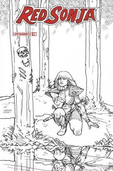 Cover of Cover H Incentive Joseph Michael Linsner Black & White Cover