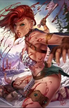 Cover of Cover Q Tristarr Exclusive Bloody Cover Variant (Ltd. 500)