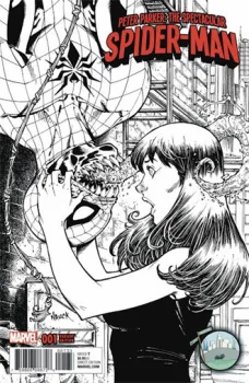 Cover of Todd Nauck Comic Cave sketch variant