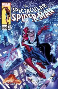Cover of J. Scott Campbell Exclusive Black Cat & Spidey Variant (Ltd. 1,700)
