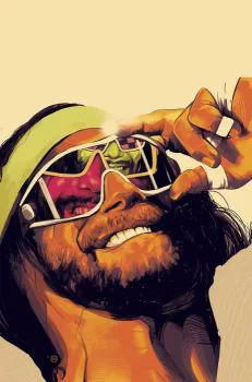 Cover of Incentive Oliver Barrett Macho Man Randy Savage Virgin Variant Cover
