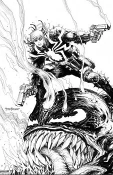 Cover of Tyler Kirkham Virgin Black & White Sketch Variant