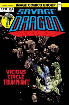 Cover of Cover B Variant Erik Larsen Retro 70s Trade Dress Cover