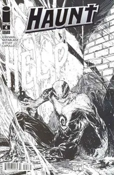 Cover of Todd Mcfarlane Black & White Variant Cover