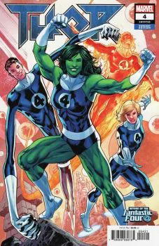 Cover of Variant Bryan Hitch Return Of The Fantastic Four Cover
