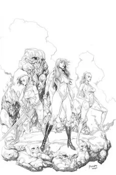Cover of Cover Q Raymund Bermudez B&W Virgin Variant
