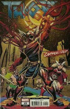 Cover of Variant Mike McKone Carnage-Ized Cover