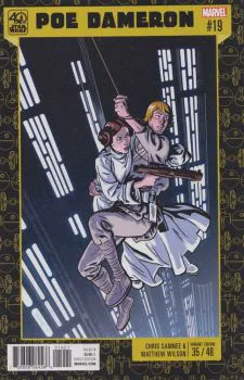 Cover of Variant Chris Samnee Star Wars 40th Anniversary Cover