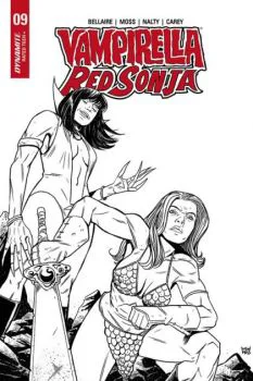 Cover of Cover G Incentive Drew Moss Then And Now Black & White Variant Cover