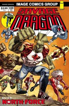 Cover of Cover B Variant Erik Larsen Retro 1970s Trade Dress Cover