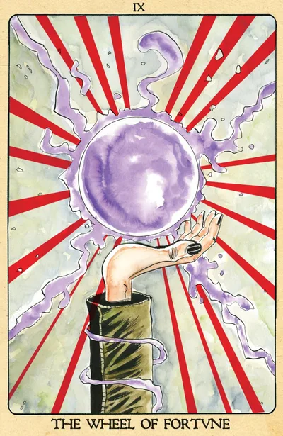 Cover of Cover D 1:10 Jeff Lemire Tarot Card Virgin Variant