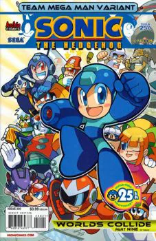 Cover of Team Mega Man (Chibi) Variant