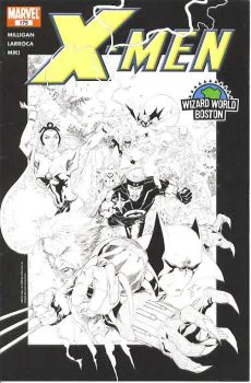 Cover of Cover C Salvador Larroca Wizard World Boston Exclusive B&W Variant