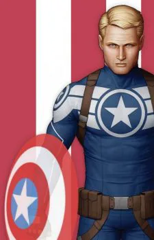 Cover of John Tyler Christopher Midtown Comics Retailer Exclusive Steve Rogers Super Soldier Virgin Variant Cover C