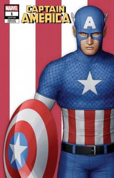 Cover of John Tyler Christopher Midtown Comics Retailer Exclusive Modern Captain America Variant Cover A