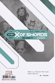 Cover of 2nd Printing Variant Cover