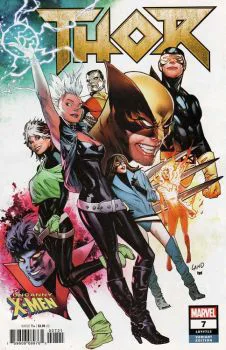 Cover of Greg Land Uncanny X-Men Variant